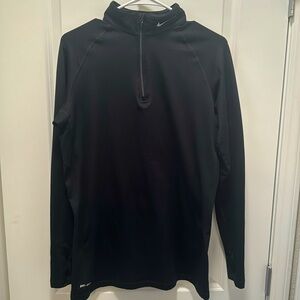 Nike Pro Combat 1/4 Zip Jacket - Black - Size XL